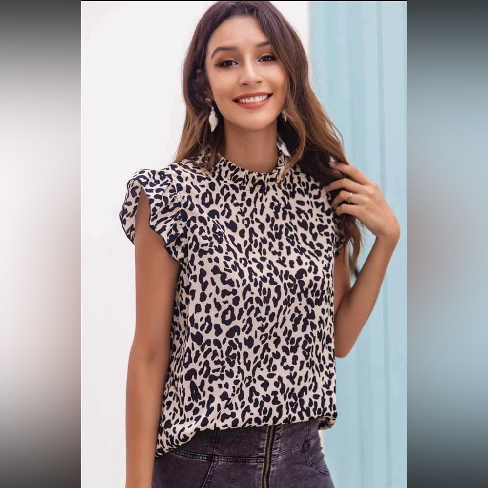 NWT Leopard Shirt
